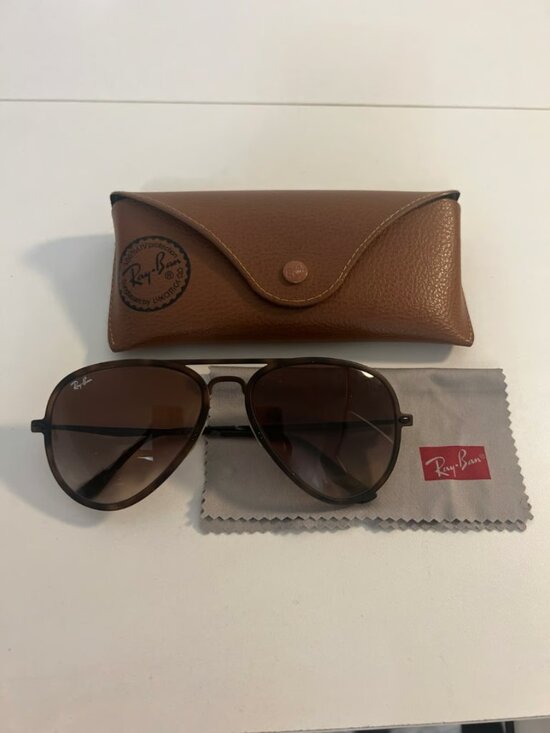 Unisex ray ban aviator sunglasses main image 7